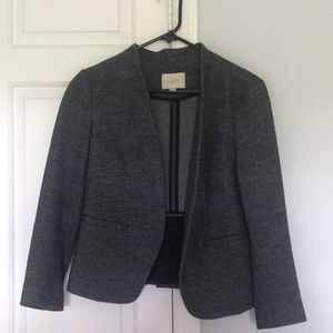 Grey Herringbone Blazer